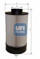 Ufi Паливний фільтр UFI 2607200 - Заображення 1