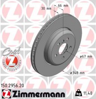 диск гальмівний Coat Z ZIMMERMANN 150295620