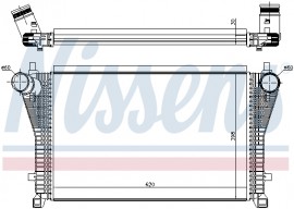 Nissens радіатор інтеркуллера NISSENS 96494 - Заображення 5