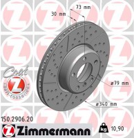 Zimmermann диск гальмівний Coat Z ZIMMERMANN 150290620 - Заображення 1