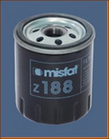Misfat Фільтр масляний MISFAT Z188 - Заображення 2