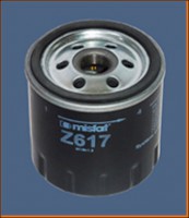 Misfat Фільтр масляний MISFAT Z617 - Заображення 2