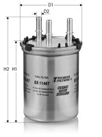 Tecneco Фільтр паливний VAG A1 1.6Tdi 2011- TECNECO GS11467 - Заображення 1