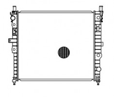Радиатор охлаждения Mercedes-Benz ML (W163) (97-) АКПП (LRc 15163) Luzar