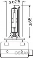 Osram Лампа ксеноновая D8S OSRAM 66548 - Заображення 3