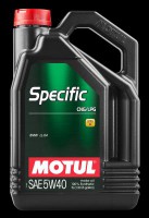 Motul Масло моторное Specific CNG/LPG 5W40 5L MOTUL 101719 - Заображення 1