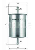 Mahle / Knecht Фильтр топливный Mahle KL 2 - Заображення 1