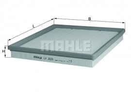 Mahle / Knecht Фильтр воздушный Mahle LX 2525 - Заображення 1