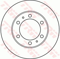 Trw Диск тормозной TRW DF4917 - Заображення 2