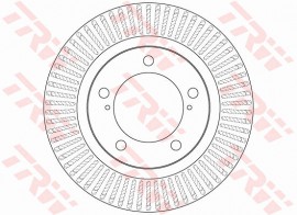 Trw Диск тормозной TRW DF6239S - Заображення 2