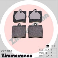 Zimmermann Колодки тормозные Zimmermann 21919.150.1 - Заображення 1