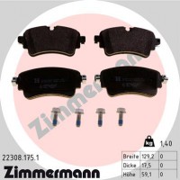 Zimmermann Колодки тормозные Zimmermann 22308.175.1 - Заображення 1