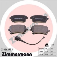 Zimmermann Колодки тормозные (с датчиком) Zimmermann 23326.175.1 - Заображення 1