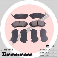 Zimmermann Колодки тормозные Zimmermann 23865.180.1 - Заображення 1