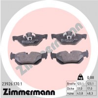 Zimmermann Колодки тормозные Zimmermann 23926.170.1 - Заображення 1