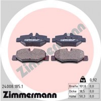 Колодки тормозные (без датчика) Zimmermann 24008.185.1