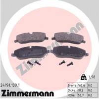 Zimmermann Колодки тормозные Zimmermann 24191.180.1 - Заображення 1