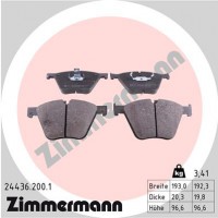 Колодки тормозные Zimmermann 24436.200.1