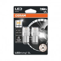 (к/т 2 шт) Лампа светодиодная Osram LED (2W 12V P21/5W 2000K) OSR7528DYP-02B