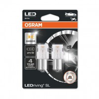 (к/т 2 шт) Лампа светодиодная Osram LED (2W 12V P21W) OSR7506DYP-02B