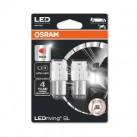 (к/т 2 шт) Лампа светодиодная Osram LED (2W P21/5W 12V) OSR7528DRP-02B