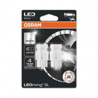 Osram (к/т 2 шт) Лампа светодиодная Osram LED (3W 12V 6000K W21W) OSR7505DWP-02B - Заображення 1