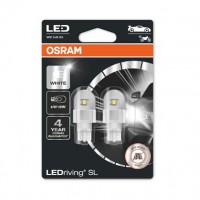 (к/т 2 шт) Лампа светодиодная Osram LED (3W 12V W16W 6000K) OSR921DWP-02B