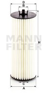 Mann-Filter HU 6008z Фильтр масляный MANN MANN-FILTER HU 6008/1Z - Заображення 1