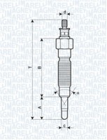 UC47A Свеча накала MAGNETI MARELLI MM 062900064304