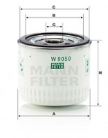 Mann-Filter W 920/32 Фильтр масляный MANN MANN-FILTER W 9050 - Заображення 1
