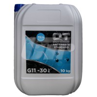 Qt-Oil Антифриз QT MEG STANDARD -30 G11 BLUE 10кг QT5533010 QT-OIL QT син. -30 10кг MEG - Заображення 1