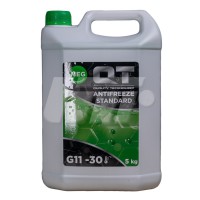 Антифриз QT MEG STANDARD -30 G11 GREEN 5кг QT552305 QT-OIL QT зелен. -30 5кг MEG