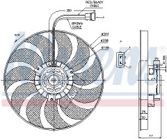 Nissens Вентилятор охлаждения NISSENS NIS 85676 - Заображення 2