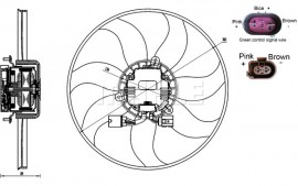 Вентилятор радиатора охлаждения MAHLE ORIGINAL CFF 170 000S