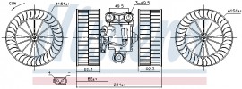 Nissens Вентилятор салона NISSENS NIS 87340 - Заображення 5