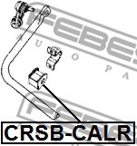 Febest Втулка стабилизатора FEBEST CRSB-CALR - Заображення 2