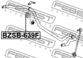 Febest Втулка стабилизатора FEBEST BZSB-639F - Заображення 2