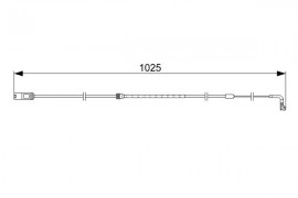 Bosch Датчик износа колодок BOSCH 1987473026 - Заображення 1