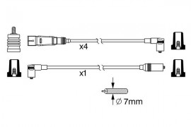 Bosch К-т проводов зажигания BOSCH 0986356342 - Заображення 5