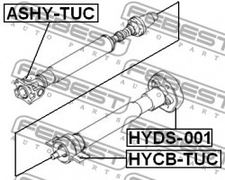 Febest Крестовина карданного вала 26.5X48 FEBEST ASHY-TUC - Заображення 2