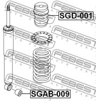 Febest Отбойник амортизатора FEBEST SGD-001 - Заображення 2