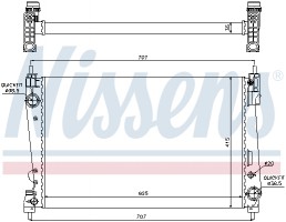 Nissens Радиатор NISSENS NIS 61916 - Заображення 1
