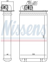 Nissens Радиатор NISSENS NIS 72936 - Заображення 2