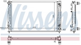 Nissens Радиатор First Fit NISSENS NIS 60498 - Заображення 2