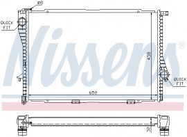 Nissens Радиатор First Fit NISSENS NIS 60648A - Заображення 6