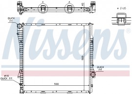 Nissens Радиатор First Fit NISSENS NIS 60787A - Заображення 6