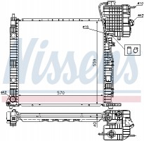 Nissens Радиатор First Fit NISSENS NIS 62559A - Заображення 1