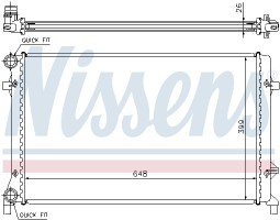 Nissens Радиатор First Fit NISSENS NIS 65277A - Заображення 6