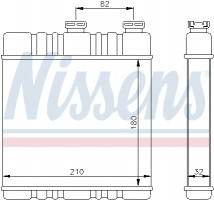 Nissens Радиатор First Fit NISSENS NIS 72660 - Заображення 2