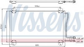 Nissens Радиатор кондиционера NISSENS NIS 94225 - Заображення 5